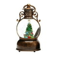 thumbnail image 3 of S SERENABLE Christmas Snow Globe Lantern Musical Home Decoration Xmas Decor Easy Hanging Xmas Music Box for Wedding Seasonal Girls Family Xmas Tree, 3 of 8