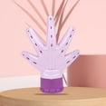 thumbnail image 4 of Secador de pelo portátil con forma de mano, difusor, herramienta de peinado, accesorio, cubierta de soplador para Violeta jinwen Difusor de secador de pelo, 4 of 7