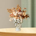 thumbnail image 2 of AMLESO Porcelain Ginger Jar Ceramic Flower Vase Desktop Ornament for Entrance Party, 2 of 8