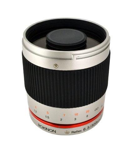 Rokinon 300M-FX-BK 300mm F6.3 Mirror Lens for Fuji X Mirrorless Interchangeable Lens Cameras