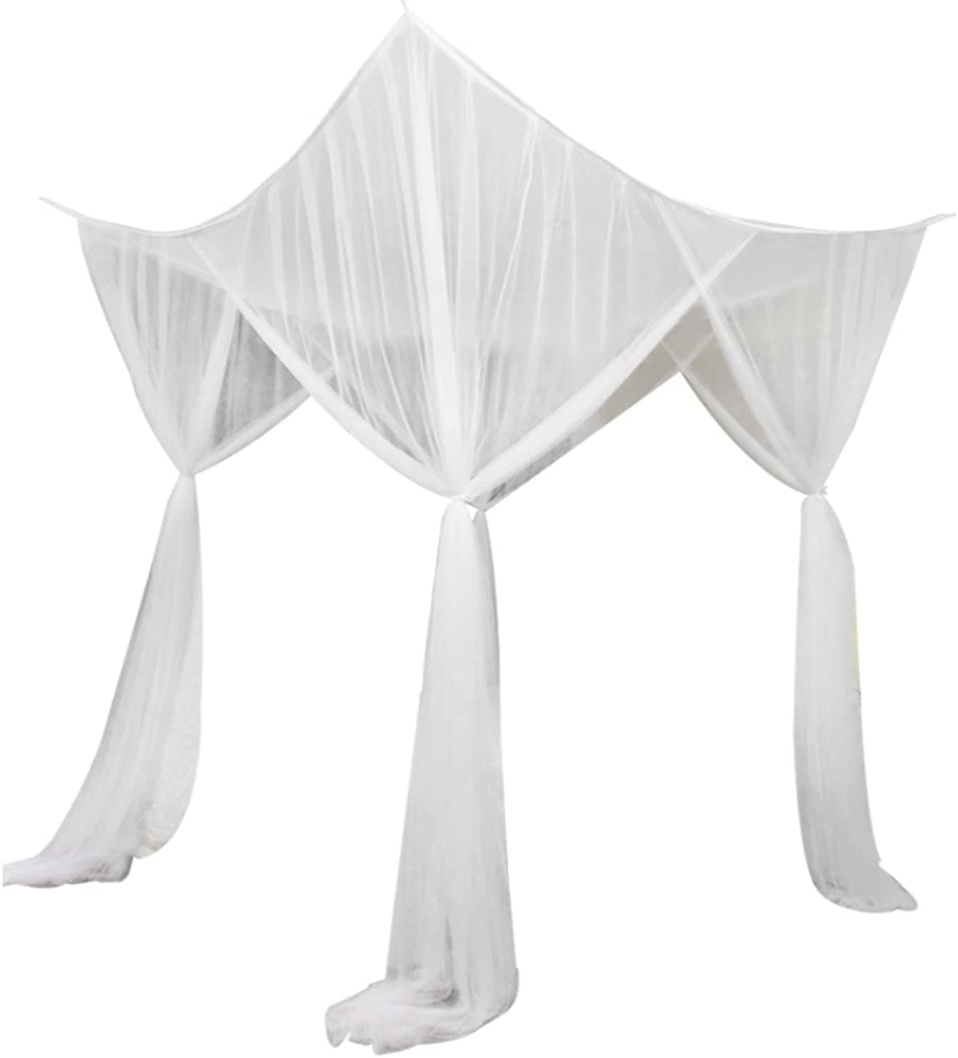 Easy Installation Bedroom Bed Canopy, Hanging Bed Canopy Netting, Universal Square Single Bed