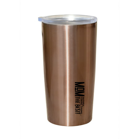 Double-Walled Insulated Stainless-Steel 20 oz Travel Mug | Mom Faithful, Caring, Loving…The Best! | Accommodates Hot or Cold Drinks | Spill-proof lid with locking mechanism so drinks will not