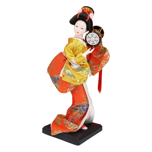 Muñeca geisha japonesa étnica, figura coleccionable, estilo vintage, colección artesanal. Estilo D