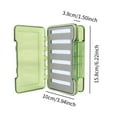 thumbnail image 6 of MAGIDEAL Fly Fishing Box Clear s Storage Box for Saltwater Freshwater Lake Type A Green, 6 of 8