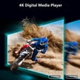 thumbnail image 2 of 4K Digital Media Player, 4K@30Hz Full-HD Media Player for TV Dsiplay, Digital Signage, Support USB Drive/Micro SD Card, HDMI & Analog AV Optical, H.265/HEVC, MP4, MKV, Looping Auto Playback, 2 of 3