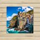 thumbnail image 1 of ABPHQTO Fisherman Village Dramatic Windy Weather Toallas Playa Baño Piscina Sprot Travel Hand Spa Toalla 33x33 cm, 1 of 1