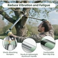 thumbnail image 4 of Pruning shears, for trimming trees stainless steel branch cutter, heavy duty double blade pruner, rust-resistant sharp blades, suitable for trimming branches up to 2 inches in diameter, for gardening, 4 of 4