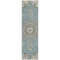 thumbnail image 2 of Addison Rugs Chantille Indoor/Outdoor Traditional Global Teal Machine Washable Runner Rug, 2'3" x 7'6", 2 of 8