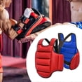 thumbnail image 2 of Boxing Body Protector Adjustable Karate Chest Guard For Mma Home Gym Workout, 2 of 5