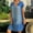 Blue Summer Dresses for Women 2023, variant on Dyegold Sundresses for Women Casual Beach - Church Dresses for Women 2023 V-Neck Short Sleeve Plus Size Denim Midi Sun Dresses ​Loose Fit Summer ​Holiday ​Dress