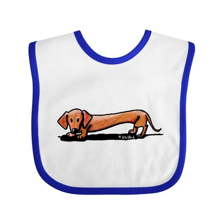 

Inktastic Little Red Doxie Gift Baby Boy or Baby Girl Bib
