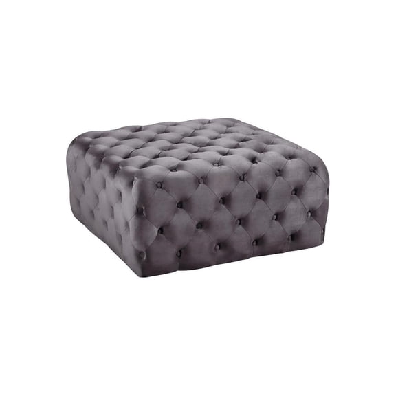 Homestock French Flair Velvet Ottoman/Bench
