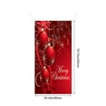 thumbnail image 3 of 35 x 79 Inch Christmas Door Cover, Santa Claus Pattern Polyester Door Decoration, Holiday Front Door Hanging for Xmas Party, Indoor Outdoor Festival Home Decor, 3 of 5