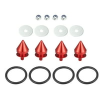 4 Set Umbrella Type Bumper Quick Release Quick Release Front Rear Bumper Fasteners Quick Red