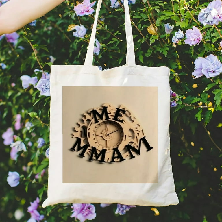 YANMS Mom Hospital Bag Mama Canvas Tote Bag With Organization Cute Tote Bags For Baby Shower Gifts For Mom Mommy Bag for Hospital or Diaper Bag
