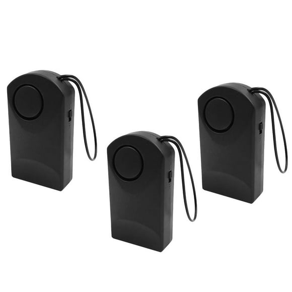 3x Door Handle / Knob Intruder Entry Black