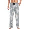 thumbnail image 4 of Top-kevin Grey Cute Donkey Pajama Pants Farm Men's Pajama Bottoms Lounge Sleepwear PJs Sleep Pants, 4 of 11