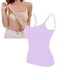 thumbnail image 2 of Camiseta sin mangas de color liso para mujer, con relleno en el pecho, algodón y spandex, ropa interior de verano, antiluz, tallas S-XXL, lavado a mano, 2 of 7