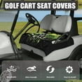thumbnail image 2 of Binienty Love To Golf Cart Seat Towel Anti-Slip Soft Breathable Car Seat Cover Towel For EZGO TXT RXV Club Car Golfcart Bench Protective Cover with Pockets, 2 of 7