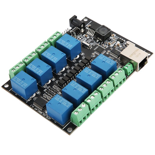 Servidor Web de Red de Controlador Ethernet Ticfox módulo de Control PLC Relé de Red Accesorio Industrial de 8 Canales para Control Remoto WiFi