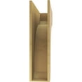 thumbnail image 4 of 9"W x 36"D x 36"H Thin Legacy Rough Cedar Woodgrain TimberThane Corbel, Primed Tan, 4 of 6