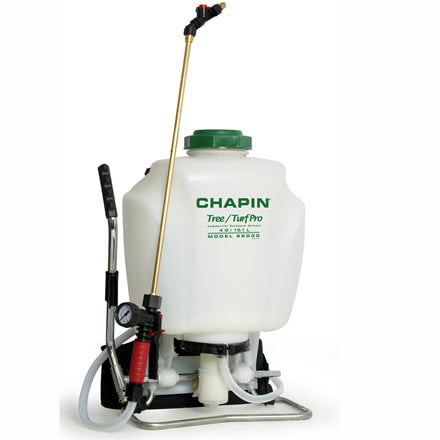 Chapin 62000 4-Gallon Tree/Turf Pro Commercial Backpack Sprayer With Control Flow Valve Technology For Fertilizer, Herbicides and