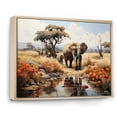 thumbnail image 2 of Designart "African Natures Euphony" African Floater Framed Canvas Art Print, 2 of 7