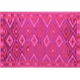 thumbnail image 1 of Ahgly Company Indoor Rectangle Oriental Pink Traditional Area Rugs, 7' x 9', 1 of 4