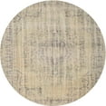 thumbnail image 1 of Ahgly Company Indoor Round Contemporary Brown Abstract Area Rugs, 6' Round, 1 of 6
