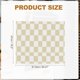 thumbnail image 2 of Uxcell Dishwasher Magnet Cover, 17 x 23 Inch Dishwasher Cover Front Decorative Magnetic Door Washers Fridge Panel Decal Magnet Sticker for Home Kitchen Appliance, Beige Checkered, 2 of 6