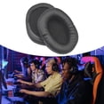 thumbnail image 2 of Aurgiarme Earpads Comfort Ear Cushions Ergonomic for Headphones Headsets Soft Sponge Ear Cushions Covers Protein Leather/Meshed, 2 of 9