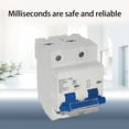 thumbnail image 1 of Home Fast Air Circuit Breaker Living Room Bedroom Kitchen Overload Protection PC Flame Retardant Single Handle Power Main Switch 100A, 1 of 9
