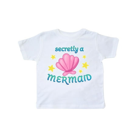 

Inktastic Secretly a Mermaid Gift Toddler Boy or Toddler Girl T-Shirt