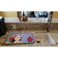 thumbnail image 2 of Carolines Treasures BB2850DDM Dog House Collection Old English Sheepdog Dish Drying Mat, 2 of 4