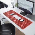 thumbnail image 2 of Long Mouse Pads for Desk,Red Christmas Reindeer Pattern Desk Mats on Top Of Desks, Desk Mouse Pad Extra Large with 3mm Non-Slip Base and Stitched Edge for Gaming,Office,Work,Home 31.5x11.8in, 2 of 5