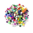 thumbnail image 3 of 100Pcs Mixed Color Ball Belly Button Navel Rings Barbell Body Piercing Jewelry, 3 of 6