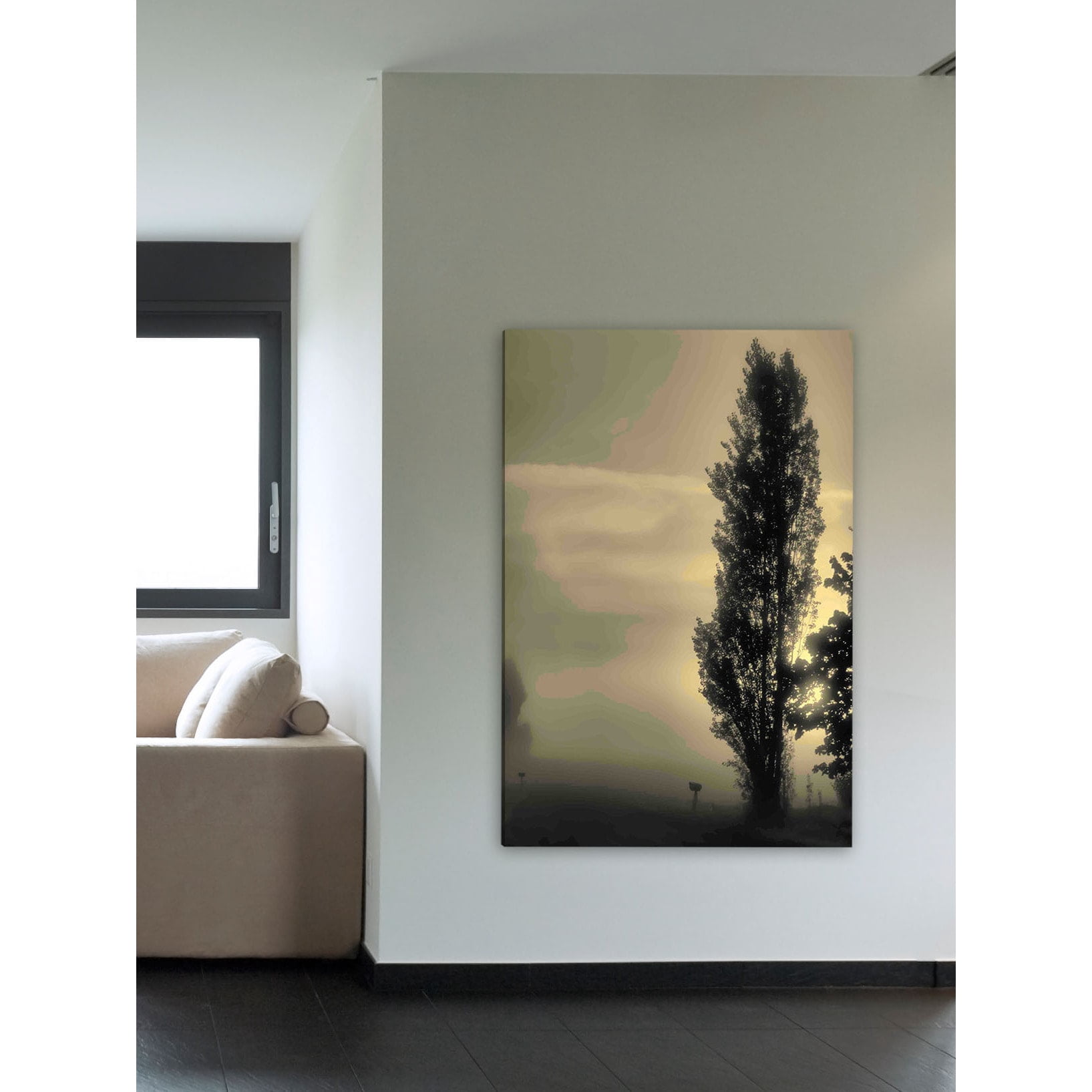 Marmont Hill "Daybreak on a Country Road" Painting Print on Canvas