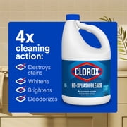 (2 pack) Clorox No Splash Bleach, 117 fl oz