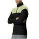 thumbnail image 3 of pstuiky manga larga para hombre, Top deportivo de manga larga con cuello alto y media cremallera para hombre, con bloques de color Tops casuales para hombres xxl, 3 of 7