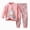 H032-Light Pink, variant on NOLDARES Toddler Girl Boy Pajamas Set Little Girl Boys Pajamas Cute Graphic 2 Piece Toddler Sleepwear Fall Winter Clothes Set(H032-Light Pink)