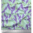 thumbnail image 1 of Soimoi Cotton Duck Fabric Leaves & Lavender Shirting Print Fabric by The Yard 56 Inch Wide, 1 of 1