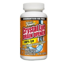 Instant Power Crystal Lye Drain Opener, 100% Lye, 2 lbs