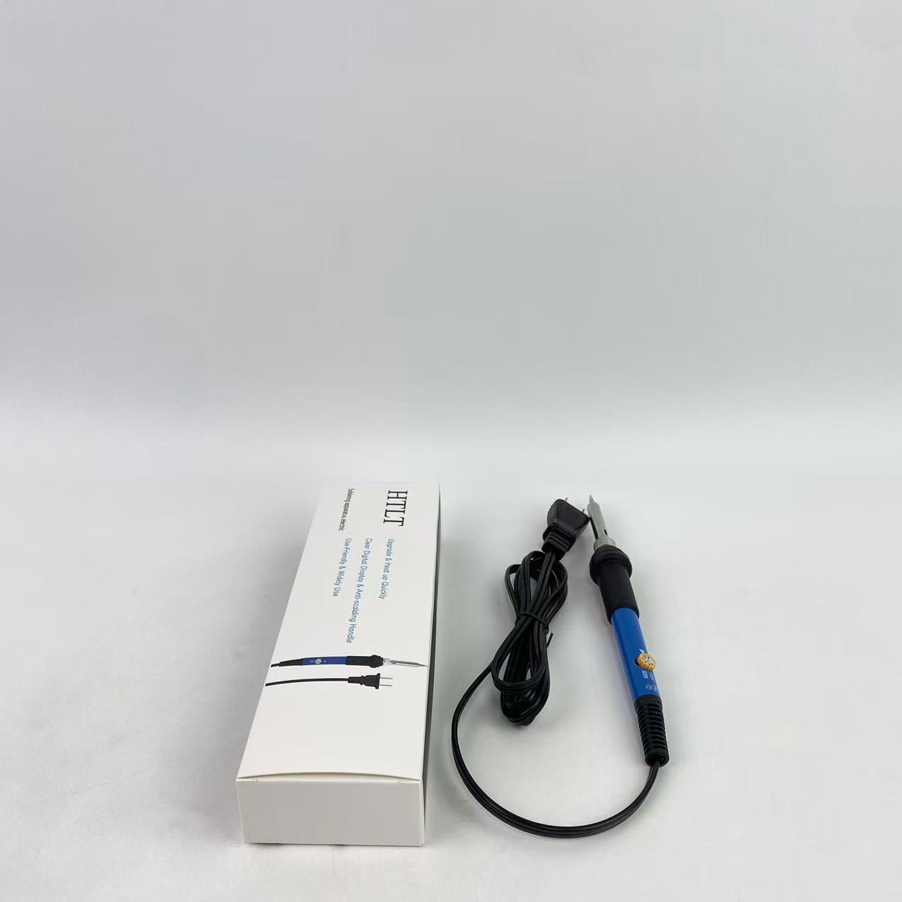 HTLT Soldering Iron Kit Electronics - Adjustable Temperature Solder Iron AC110V 60W with Different Solder Tips, Soldering Stand, Solder Wire for Variously Electronic Repair