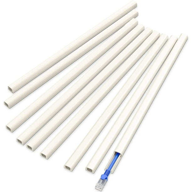 Cord Cover for Wall, Yecaye 128in OneCord Channel Cord Hider Wire