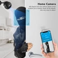 thumbnail image 4 of Home Surveillance Security Camera, 1080P Mini Security Camera Indoor with Night Vision, 150° Viewing Angle Nanny Camera Compact Size with TF Card Slot for Living Room Courtyard Office, 1.2 in, 4 of 9