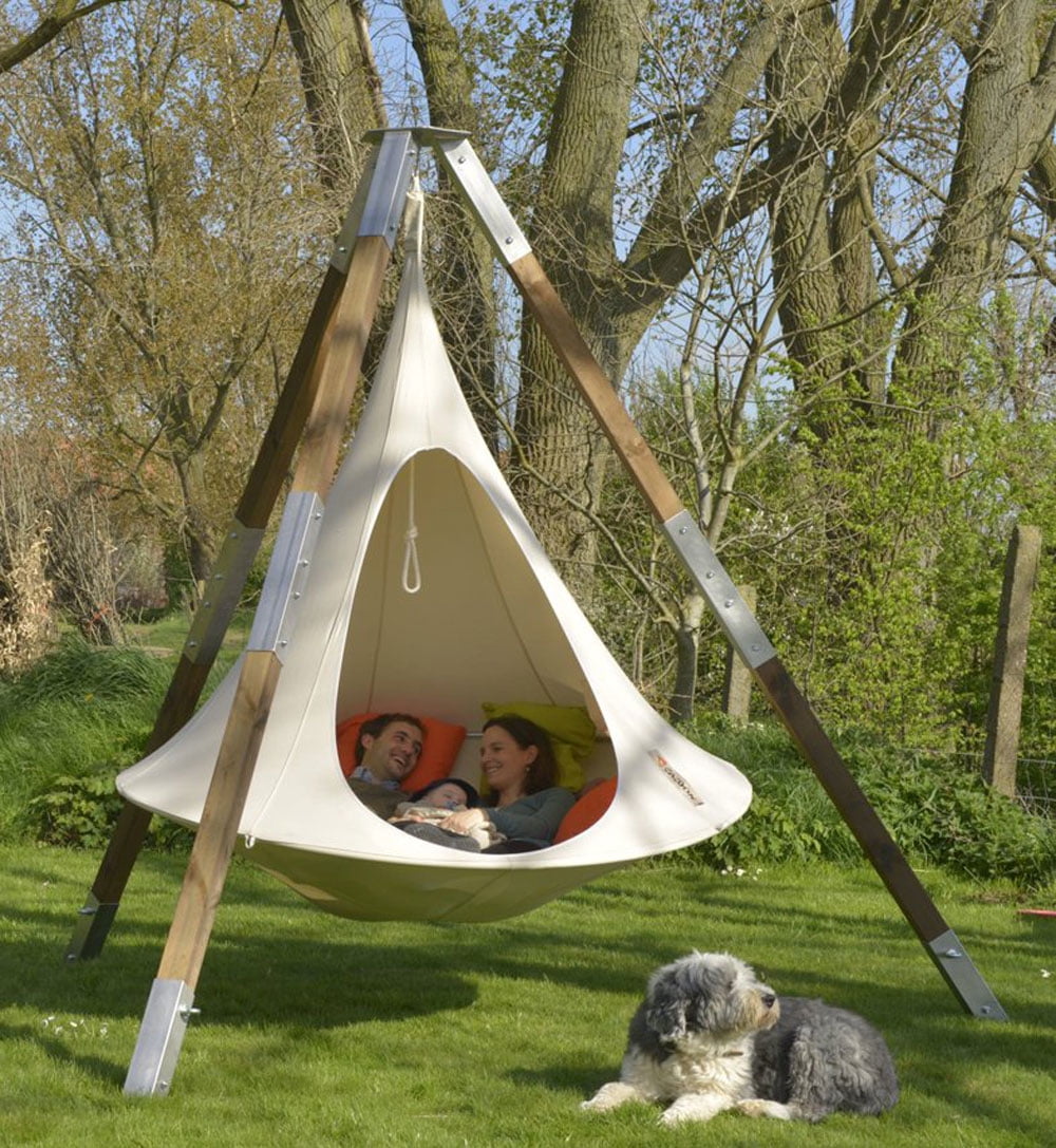 Vivere All Weather Polyester and Cotton Double Hammock Vivere All Weather Polyester and Cotton Double Hammock