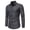 Grey, variant on Mens Shirts, Muscle Fit Dress Shirts Athletic Slim Fit Long Sleeve Stretch Casual Button down Shirts for Men White L