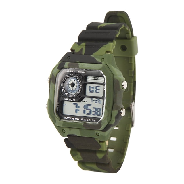 Reloj Digital Reloj Multifunción para Deportes Al Aire Libre Reloj Cronógrafo Impermeable Cuadrado Luminoso a la Moda para Mujeres y Hombres ANGGREK Otros