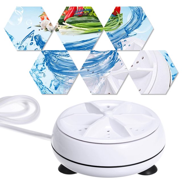 YOPTOP Travel Home Business Trip Portable Washing Machine 1 kg Laundry Quantity Mini Rotating Washer with USB Cable,#2