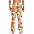 thumbnail image 4 of Men's Pajama Pants Skull Head Hand Drawn Cotton Long Sleepwear Lounge Pants M, 4 of 7